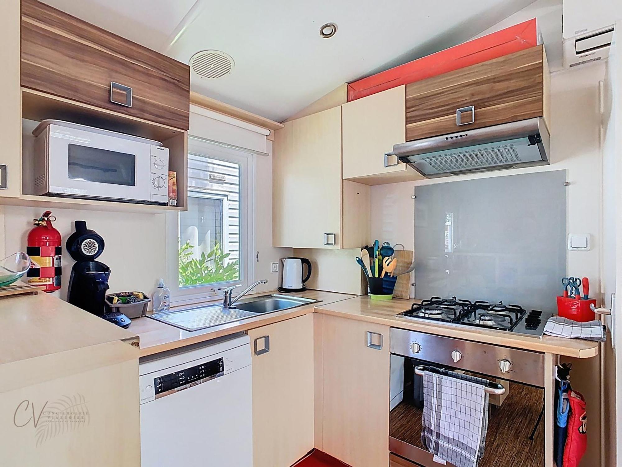 Mobil home 3 Chbr 2sdb 44m2 la Carabasse Vias Exterior foto
